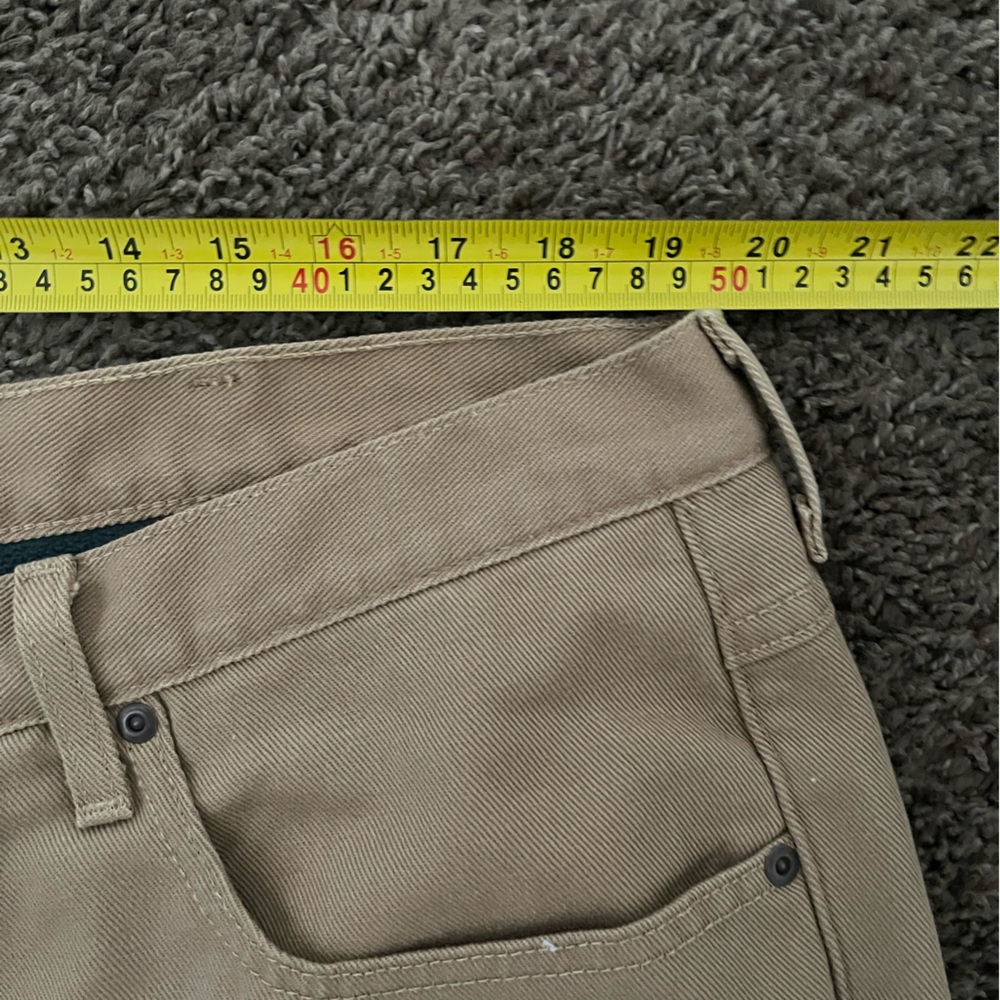 L.L. Bean Khaki Jeans Size 42 – Classic Fit Flannel Lined Workwear - Picture 5 of 9